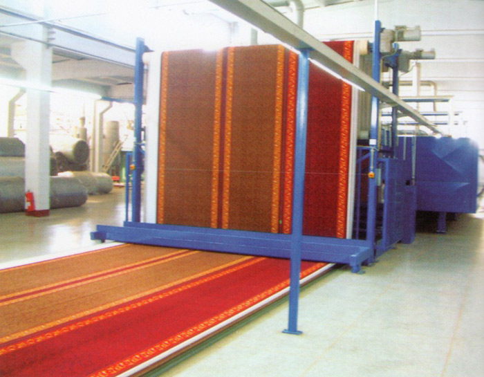 彩印地毯生產線